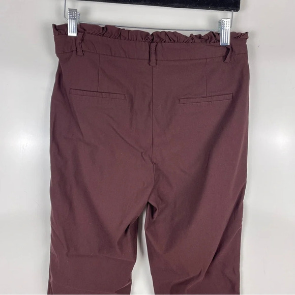 89th + Madison Paper Bag High Waist Trousers Office Career Wear Size 8 - Picture 5 of 8